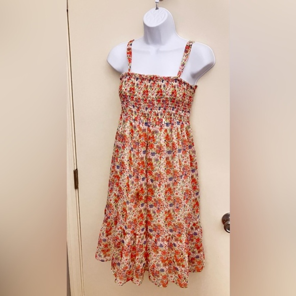 Disney D-Signed Floral Kids Dress Bandeau Top with removable straps- XL